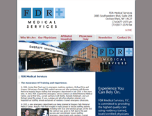 Tablet Screenshot of fdrmedical.com